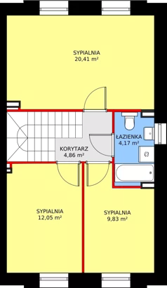 Dom 96,03 m², oferta nr 7B, Osiedle SLOW LIFE, Łomianki, ul. Spokojna/Wyjątkowa