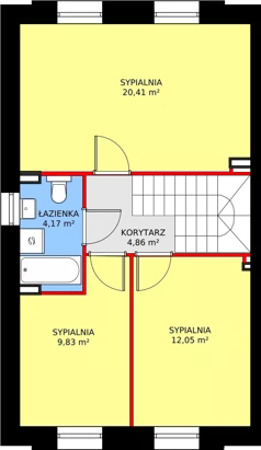 Dom 95,84 m², oferta nr 8A, Osiedle SLOW LIFE, Łomianki, ul. Spokojna/Wyjątkowa