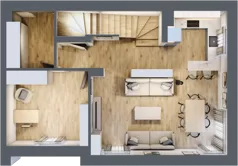 Dom 110,44 m², oferta nr 1, Kozacki Zakątek, Białystok, Zawady, ul. Bohuna