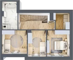 Dom 110,44 m², oferta nr 1, Kozacki Zakątek, Białystok, Zawady, ul. Bohuna