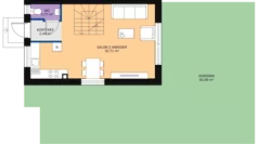 Dom 82,45 m², oferta nr H1, Tyniecka, Kraków, Dębniki, Kostrze, ul. Tyniecka 167
