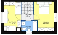 Dom 82,45 m², oferta nr H1, Tyniecka, Kraków, Dębniki, Kostrze, ul. Tyniecka 167