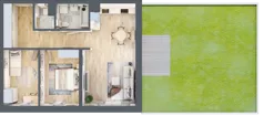 3 pokoje, mieszkanie 66,30 m², parter, oferta nr D7, Enklawa Natury, Łódź, Polesie, Lublinek-Pienista, ul. Pienista 80
