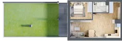 2 pokoje, mieszkanie 46,94 m², piętro 1, oferta nr D/12, Dworzysko Park, Rzeszów, Przybyszówka, ul. Technologiczna