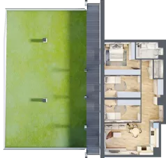 4 pokoje, mieszkanie 71,53 m², piętro 1, oferta nr D/13, Dworzysko Park, Rzeszów, Przybyszówka, ul. Technologiczna
