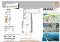 2 pokoje, apartament 51,12 m², piętro 3, oferta nr 522, Porta Mare Wellness & Spa, Dziwnówek, ul. Wolności