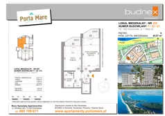 2 pokoje, apartament 45,57 m², piętro 2, oferta nr 605, Porta Mare Wellness & Spa, Dziwnówek, ul. Wolności