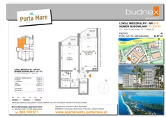 2 pokoje, apartament 45,87 m², piętro 3, oferta nr 610, Porta Mare Wellness & Spa, Dziwnówek, ul. Wolności