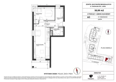 2 pokoje, mieszkanie 49,69 m², parter, oferta nr A3, Garbarska Urban Koncept, Lublin, Bronowice, Bronowice, ul. Garbarska