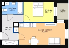 2 pokoje, mieszkanie 42,98 m², parter, oferta nr D53, Garbarska Urban Koncept, Lublin, Bronowice, Bronowice, ul. Garbarska