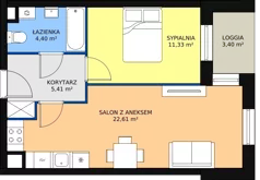 2 pokoje, mieszkanie 43,26 m², parter, oferta nr D85, Garbarska Urban Koncept, Lublin, Bronowice, Bronowice, ul. Garbarska