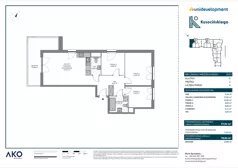 4 pokoje, mieszkanie 114,92 m², piętro 3, oferta nr D/12, Kusocińskiego budynek B, Gdańsk, Piecki-Migowo, Morena, ul. Kusocińskiego