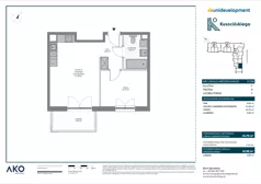 3 pokoje, mieszkanie 96,66 m², piętro 8, oferta nr F/158, Kusocińskiego budynek B, Gdańsk, Piecki-Migowo, Morena, ul. Kusocińskiego