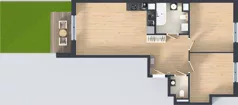 3 pokoje, mieszkanie 71,00 m², piętro 1, oferta nr E/50, Kusocińskiego budynek B, Gdańsk, Piecki-Migowo, Morena, ul. Kusocińskiego