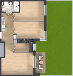 3 pokoje, mieszkanie 62,76 m², parter, oferta nr F/89, Kusocińskiego budynek B, Gdańsk, Piecki-Migowo, Morena, ul. Kusocińskiego
