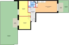 3 pokoje, mieszkanie 67,48 m², parter, oferta nr B/53, Osiedle Kusocińskiego budynek A, Gdańsk, Piecki-Migowo, Morena, ul. Kusocińskiego