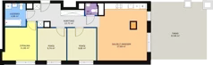 4 pokoje, mieszkanie 78,19 m², piętro 4, oferta nr 4A/94, Osiedle Idea, Radom, Wacyn, ul. LIstopadowa