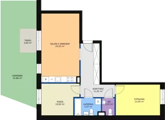 3 pokoje, mieszkanie 68,30 m², parter, oferta nr 4B/132, Osiedle Idea, Radom, Wacyn, ul. LIstopadowa