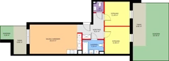 3 pokoje, mieszkanie 67,79 m², parter, oferta nr E/46, Kusocińskiego budynek B, Gdańsk, Piecki-Migowo, Morena, ul. Kusocińskiego