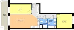 3 pokoje, mieszkanie 75,18 m², piętro 1, oferta nr 24C/144, Osiedle Omulewska, Warszawa, Praga Północ, Grochów, ul. Omulewska 24