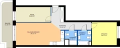 3 pokoje, mieszkanie 75,18 m², piętro 4, oferta nr 24C/156, Osiedle Omulewska, Warszawa, Praga Południe, Grochów, ul. Omulewska 24