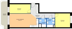 3 pokoje, mieszkanie 75,18 m², piętro 2, oferta nr 24C/148, Osiedle Omulewska, Warszawa, Praga Północ, Grochów, ul. Omulewska 24