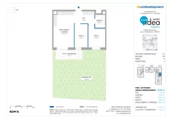 3 pokoje, mieszkanie 51,37 m², piętro 1, oferta nr 6B/123, Osiedle Idea - Aquarius, Radom, Wacyn, ul. Listopadowa