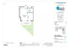 1 pokój, mieszkanie 29,82 m², parter, oferta nr 6B/118, Osiedle Idea - Aquarius, Radom, Wacyn, ul. Listopadowa