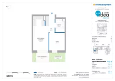 2 pokoje, mieszkanie 33,99 m², parter, oferta nr 6A/3, Osiedle Idea - Aquarius, Radom, Wacyn, ul. Listopadowa