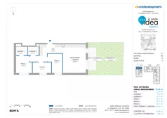 4 pokoje, mieszkanie 75,62 m², parter, oferta nr 6B/77, Osiedle Idea - Aquarius, Radom, Wacyn, ul. Listopadowa
