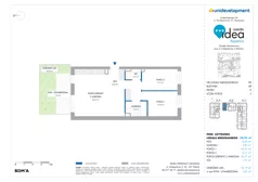3 pokoje, mieszkanie 58,36 m², piętro 1, oferta nr 6A/10, Osiedle Idea - Aquarius, Radom, Wacyn, ul. Listopadowa