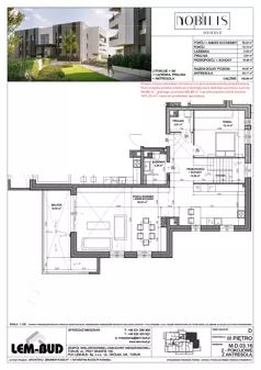 2 pokoje, mieszkanie 161,25 m², piętro 3, oferta nr D-03-16, Nobilis, Toruń, Na Skarpie, ul. Przy Skarpie 10D