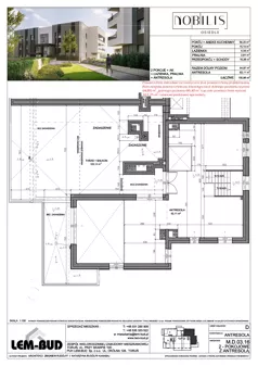 2 pokoje, mieszkanie 161,25 m², piętro 3, oferta nr D-03-16, Nobilis, Toruń, Na Skarpie, ul. Przy Skarpie 10D