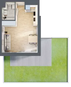 1 pokój, mieszkanie 30,19 m², parter, oferta nr M.C4.00.02, Osiedle Panorama Wiślana, Bydgoszcz, Fordon, ul. Fordońska 428