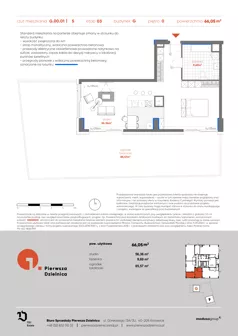 1 pokój, apartament 66,05 m², parter, oferta nr G.00.01, Pierwsza Dzielnica, Katowice, Bogucice, ul. Henryka Góreckiego 13