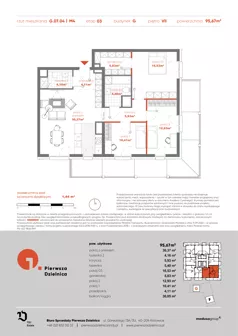 4 pokoje, apartament 95,67 m², piętro 7, oferta nr G.07.04, Pierwsza Dzielnica, Katowice, Bogucice, ul. Henryka Góreckiego 13