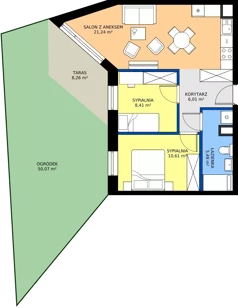 3 pokoje, mieszkanie 49,56 m², piętro 1, oferta nr D10, Osiedle Hierowskiego, Katowice, Kostuchna, Kostuchna, ul. Zdzisława Hierowskiego 20