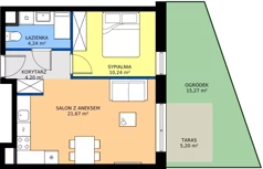 2 pokoje, mieszkanie 40,35 m², parter, oferta nr A1.1-00.10, Sarnie Osiedle, Bielsko-Biała, Stare Bielsko, ul. Krecia