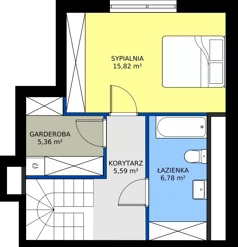 4 pokoje, mieszkanie 100,77 m², piętro 2, oferta nr A2-02.01, Sarnie Osiedle, Bielsko-Biała, Stare Bielsko, ul. Krecia