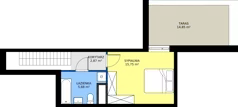 3 pokoje, mieszkanie 66,08 m², piętro 2, oferta nr B2-02.10, Sarnie Osiedle, Bielsko-Biała, Stare Bielsko, ul. Krecia
