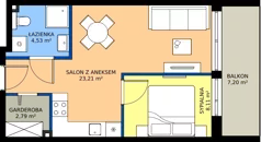 2 pokoje, apartament 38,38 m², parter, oferta nr 203-L11, Sunset Resort, Grzybowo, ul. Nadmorska 106
