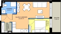 2 pokoje, apartament 38,43 m², parter, oferta nr L 8, Sunset Resort bud 302, Grzybowo, ul. Nadmorska 106