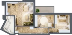 3 pokoje, apartament 69,86 m², piętro 5, oferta nr 53, Ornament, Szczecin, Śródmieście, Nowe Miasto, al. Powstańców Wielkopolskich 100