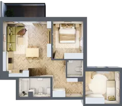 4 pokoje, mieszkanie 74,96 m², piętro 2, oferta nr A_1_17, Bukovo Park, Szczecin, Północ, Bukowo, ul. Strzelców Karpackich