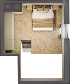 2 pokoje, mieszkanie 37,57 m², piętro 2, oferta nr C_4_24, Bukovo Park, Szczecin, Północ, Bukowo, ul. Strzelców Karpackich
