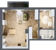 3 pokoje, mieszkanie 68,77 m², piętro 2, oferta nr C_5_19, Bukovo Park, Szczecin, Północ, Bukowo, ul. Strzelców Karpackich