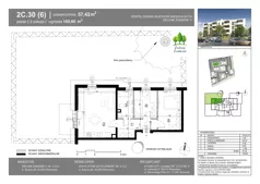 3 pokoje, mieszkanie 56,70 m², piętro 1, oferta nr 4J.83, Zielone Zamienie XI, Zamienie, ul. Zakładowa/Herbaciana