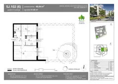 2 pokoje, mieszkanie 48,43 m², piętro 1, oferta nr 4J.82, Zielone Zamienie XI, Zamienie, ul. Zakładowa/Herbaciana