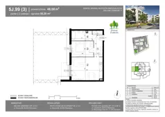 2 pokoje, mieszkanie 48,08 m², parter, oferta nr 5J.99, Zielone Zamienie XI, Zamienie, ul. Zakładowa/Herbaciana