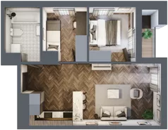 3 pokoje, mieszkanie 48,01 m², piętro 4, oferta nr M30, KrakoVska - Etap II, Rzeszów, Krakowska-Południe, ul. Krakowska 31